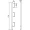 Guard-railing post | made of  48 mm tube | Railing post | painted